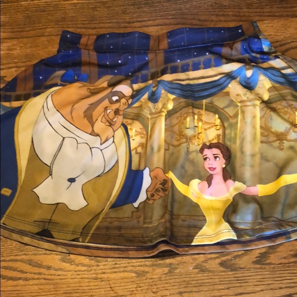 Disney Beauty and the Beast Skater Skirt